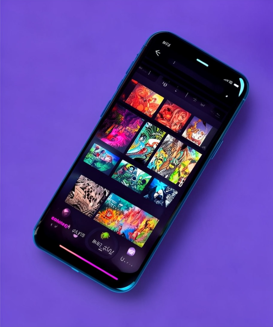 妖精动漫APP界面展示